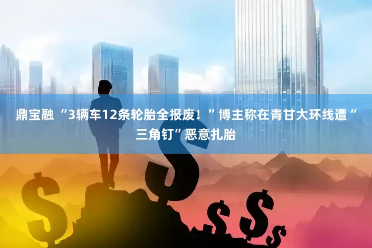 鼎宝融 “3辆车12条轮胎全报废！”博主称在青甘大环线遭“三角钉”恶意扎胎
